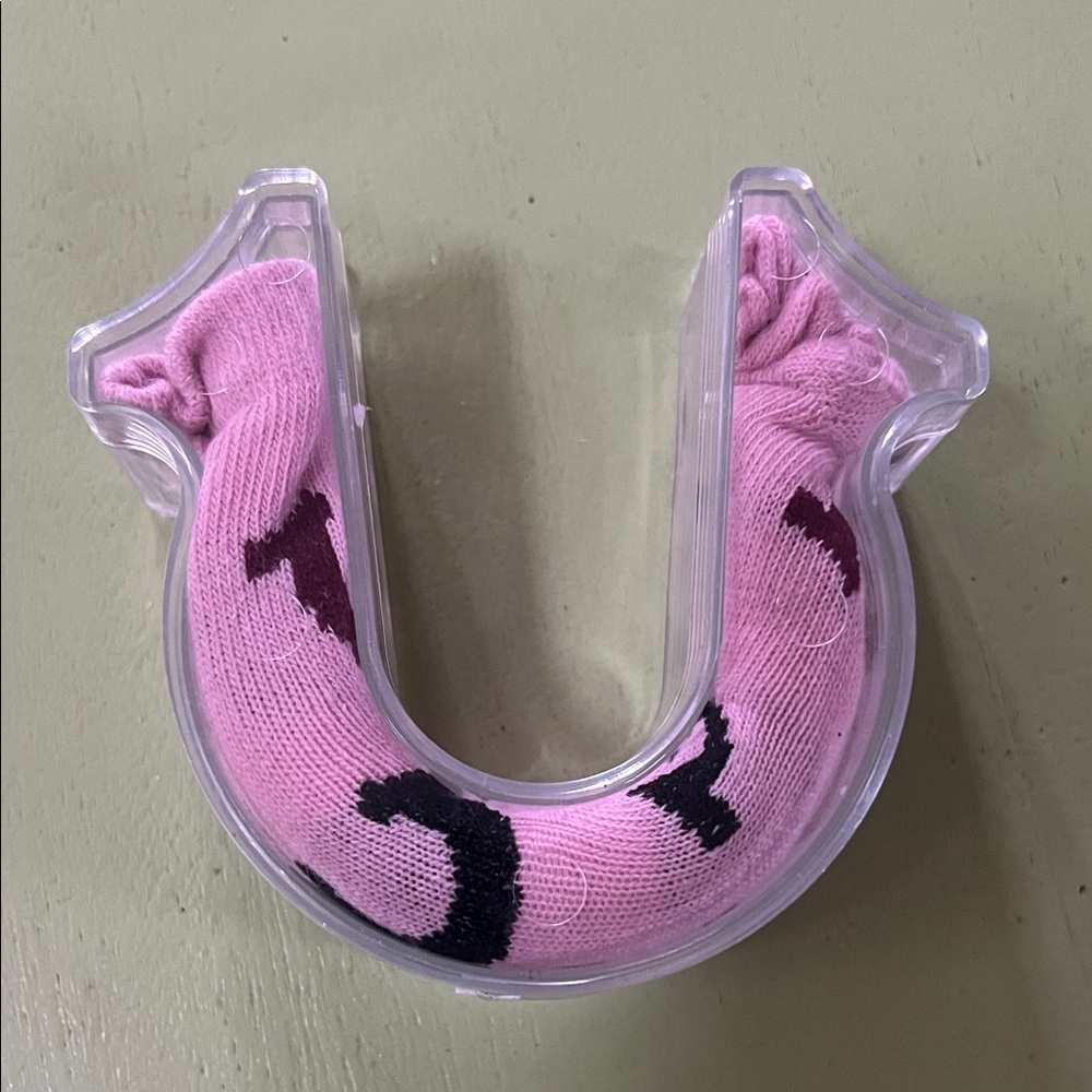 NEW True Religion Pink Horseshoe Socks, One Size